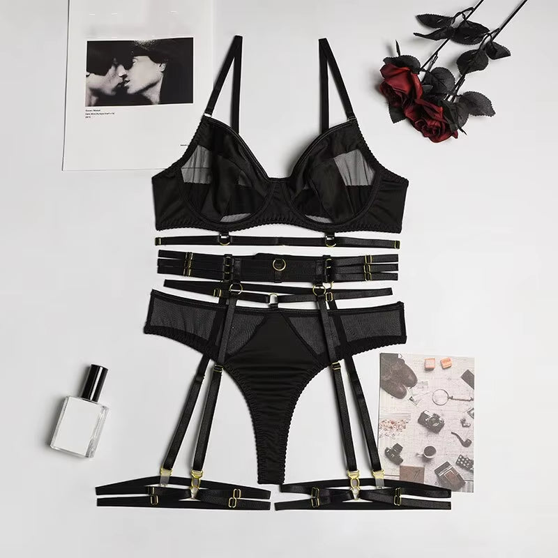 Love Vera 3-Piece Lingerie Set