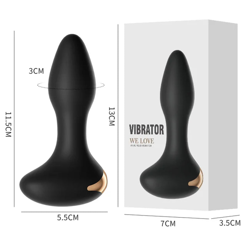 BLACK VELVET- Male Prostate Massage and Anal Vibrator