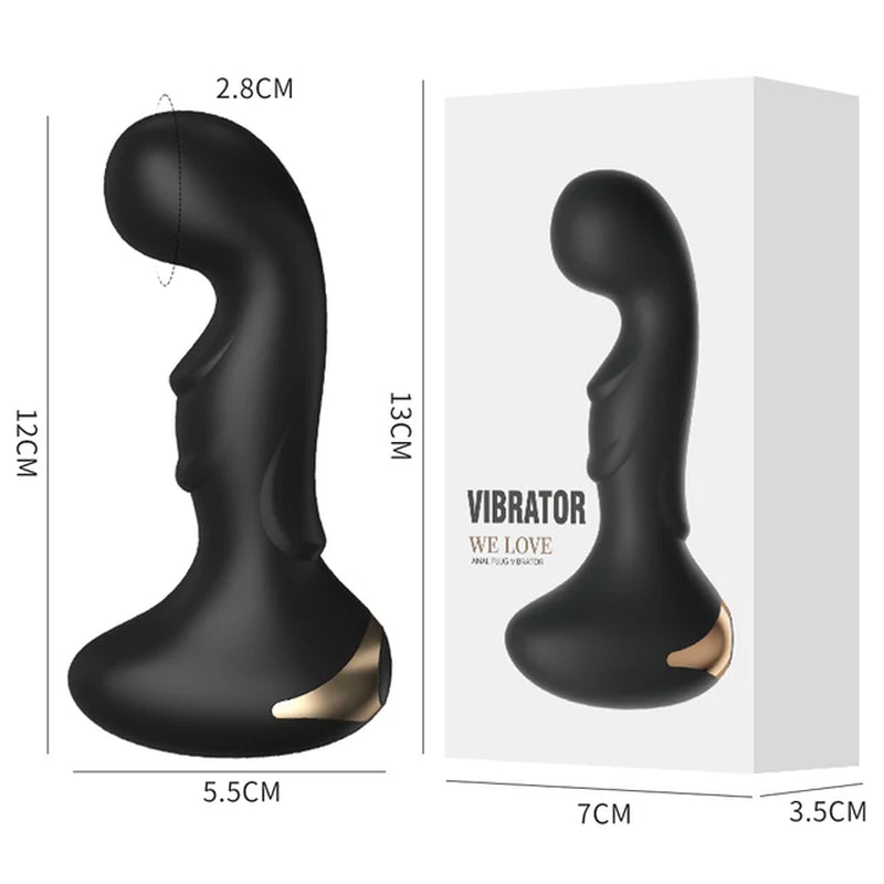 BLACK VELVET- Male Prostate Massage and Anal Vibrator