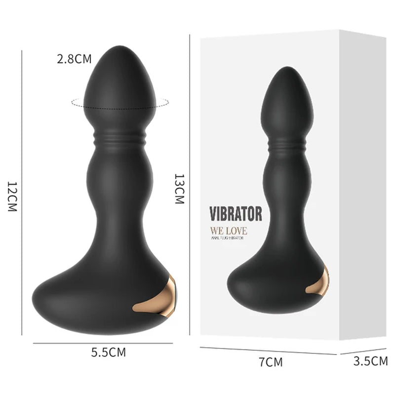 BLACK VELVET- Male Prostate Massage and Anal Vibrator